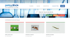 Desktop Screenshot of pontociencia.org.br
