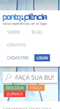 Mobile Screenshot of pontociencia.org.br